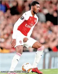  ??  ?? AINSLEY MAITLAND-NILES