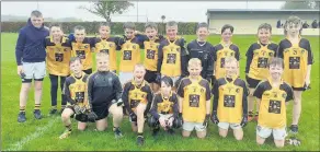  ?? ?? The Lismore U11 team who that the Division 1 Town and Country League last Monday.