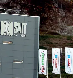  ??  ?? Consorzio La sede del Sait all’interporto di Trento nord