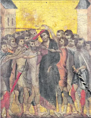  ??  ?? Christ Mocked, by Cimabue, was found in a French kitchen; below, Phoebe Waller-bridge; far right, Stormzy at Glastonbur­y