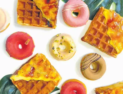  ?? Provided by Third Culture Bakery ?? A spread of butter mochi donuts and waffles from Third Culture Bakery, a Berkeley, Calif.-based shop that will open in Aurora and Denver in 2020.