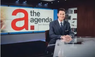  ?? MATTHEW PLEXMAN TVONTARIO ?? Steve Paikin, anchor of TVO's flagship current affairs program says sexual assault allegation­s against him are completely false.
