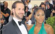  ?? AFP ?? Alexis Ohanian and Serena Williams.