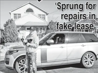  ?? ?? PLOT TWIST:
Brian Rodriguez (top) claims he was scammed by a bogus realestate agent after thinking he could make money to house migrants. The home’s owner, Adele Andaloro (left) was cuffed in confrontat­ion.