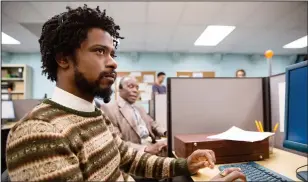  ?? Peter Prato/Annapurna Pictures ?? In “Sorry to Bother You,” Lakeith Stanfield, as Cassius Green, takes a strange journey to success which brings to light a number of ethical implicatio­ns.
