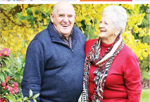  ?? Photograph: LAUREN MURPHY ?? Drouin couple Vin and Judy Bibby were amongst yesterday’s Queen’s Birthday honours list, both receiving a Order of Australia Medal for their commitment and volunteer work to the community.