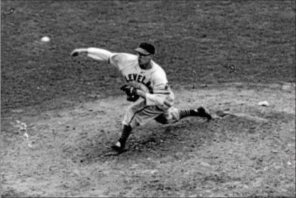  ?? ASSOCIATED PRESS ?? Bob “Rapid Robert” Feller threw three no-hitters during his career. His no-hitter on April 16, 1940 remains the only nohitter thrown on an Opening Day.
