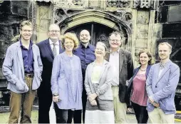  ?? Fiona Bailey ?? ●● The Barnaby Festival team (from left) David Gooda, Darren Henley, Lynne Jones, Karl Wallace, Aileen McEvoy, Ian Tabbron, Liz Cookson and Dan Williamson