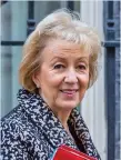  ??  ?? Rival: Andrea Leadsom