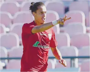  ??  ?? Rafa Sousa apontou o golo do triunfo em casa do Benfica B