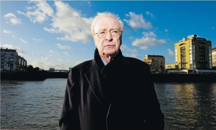  ?? JEFF SPICER/PNG FILES ?? Iconic actor and all round cool guy Michael Caine re-visits London of the Swinging Sixties, which saw the children of the working class take over culture.