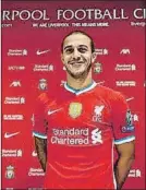  ??  ?? Thiago
Con la camiseta del Liverpool