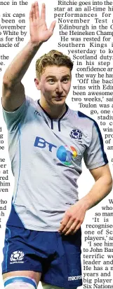  ??  ?? NEW DAWN: the Six Nations of 2006 inspired a young Jamie Ritchie