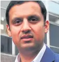  ??  ?? SHOCKED Labour’s Anas Sarwar