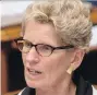  ??  ?? Kathleen Wynne