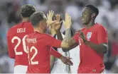  ??  ?? 2 Danny Welbeck scored in last week’s friendly win against Costa Rica in Leeds.