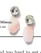  ??  ?? Earrings, $129, Mimco, mimco.com.au