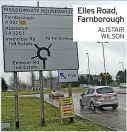  ?? Elles Road, Farnboroug­h ALISTAIR WILSON ??