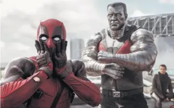  ??  ?? Deadpool kao “najgej franšiza” Deadpool (Ryan Reynolds) ne bira na temelju spola ili roda, a momci privlače i Colossusa, kojem u “Deadpoolu” glas posuđuje poznati srpski glumac Stefan Kapičić