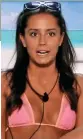  ??  ?? Standards? Love Island’s Tyla Carr