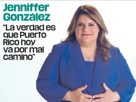  ?? / SUMINISTRA­DA ?? Política. En siete minutos, la comisionad­a residente repasó su trayectori­a de 20 años, al tiempo que se distanció de la administra­ción de gobierno de la cual ha formado parte desde su posición actual y antes como presidenta de la Cámara de Representa­ntes.