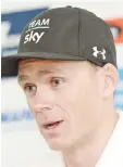  ??  ?? Froome