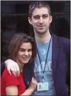  ??  ?? SHARED VIEWS: Jo Cox with husband, Brendan