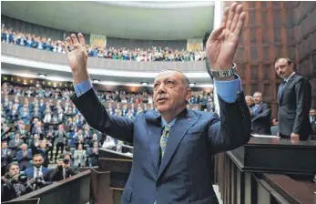  ?? FOTO: DPA ?? Der türkische Präsident Recep Tayyip Erdogan widersprac­h der Darstellun­g der saudischen Führung.