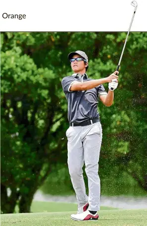  ??  ?? Marcus Lim put in a solid performanc­e at Glenmarie last week.