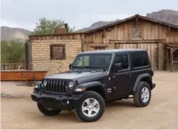  ??  ?? No fewer than three different four-wheel drive systems are available in the 2018 Jeep Wrangler, all with two-speed transfer cases. Command-Trac, Rock-Trac and the new full-time Selec-Trac provide a variety of degrees of off-road capability.