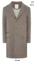  ??  ?? Coat €1,195, Eleventy, Brown Thomas