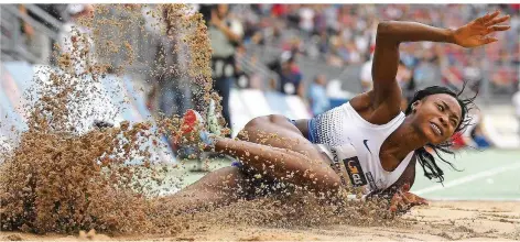  ?? FOTO: IMAGO/BEAUTIFUL SPORTS ?? Bei den deutschen Meistersch­aften in Nürnberg patzte Sosthene Moguenara – ein Fingerzeig für die EM muss das aber nicht sein.