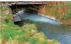  ?? FOTO: ROBBY LORENZ ?? Das Grubenwass­er wird in die Oberfläche­ngewässer des Landes gepumpt, wie hier in Fischbach in den gleichnami­gen Bach.