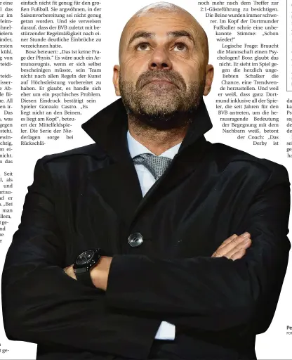  ??  ?? Peter Bosz