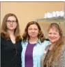  ?? SUBMITTED ?? From left, Taylor Gregory, Luanne Gregory and Marietta Candler stand near a collection of scrubs and shoes in the certified-nursingass­istant closet at the University of Arkansas Community College at Batesville. The closet provides scrubs free of charge...