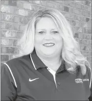  ?? MARK HUMPHREY ENTERPRISE-LEADER ?? Brandy Carte has been hired as the new head softball coach at Prairie Grove. Carte graduated from Farmington as a 3-time All-State softball player and played on Lady Cardinals’ state championsh­ip team in 2000 for coach Randy Osnes. She earned a degree...