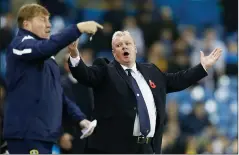  ??  ?? LEED-ER! Steve Evans has the ability to get Leeds winning again