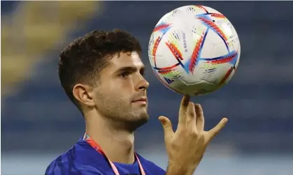  ?? Photograph: Kai Pfaffenbac­h/ Reuters ?? ‘We can take it to the next step – a successful World Cup would change a lot,’ says Christian Pulisic of USA.