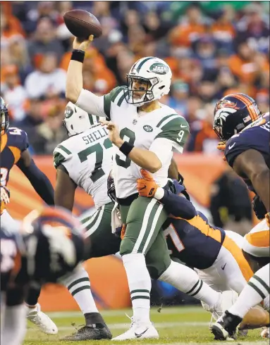  ?? Jack Dempsey / Associated Press ?? Bryce Petty will get the start as Jets quarterbac­k Sunday when the team faces the Saints in New Orleans.