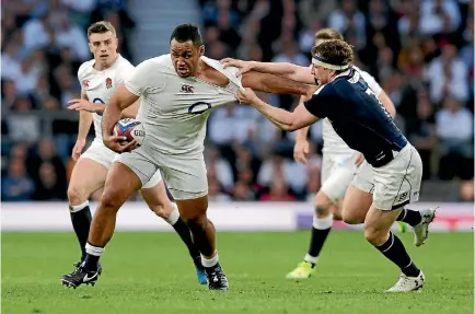  ??  ?? England’s Billy Vunipola will start at No 8 against Ireland as they seek to break the record for tier-one test wins held by the All Blacks.