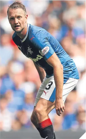  ??  ?? ■
Clint Hill is loving life at Rangers and staying fit to play his part.