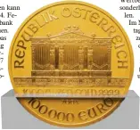  ?? Foto: Marcus Barnstorf ?? Europas größte Goldmünze „Big Phil“ist zu Gast in Bo- bingen.