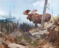  ??  ?? Carl Rungius (1869-1959), Alaskan Wilderness, Oil on canvas, 40¼ x 50¼ in. Estimate: $400/600,000