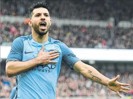  ?? FOTO: GYI ?? Kun Agüero llegó al Manchester City en 2011 El argentino ha ganado dos Premier pero la pasada campaña llegó a ser suplente