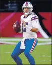  ?? CHRISTIAN PETERSEN — GETTY IMAGES ?? Allen has led the Buffalo Bills to an 8-3 record entering Monday night’s game against the 49ers.