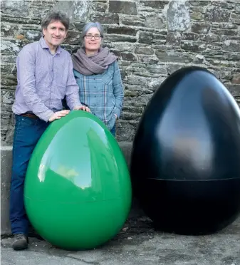  ?? ?? MyGug inventor Kieran Coffey with his wife and business partner Fiona Kelleher