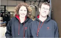  ??  ?? RedWillow Brewery owners Toby and Caroline Mckenzie