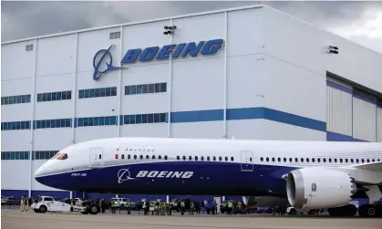  ?? ?? A Boeing 787-10 at the company’s North Charleston assembly plant. Photograph: Randall Hill/Reuters