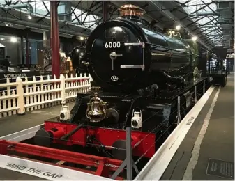  ??  ?? The first of the King class locomotive­s, number 6000 King George V, has pride of place in Swindon Steam Museum