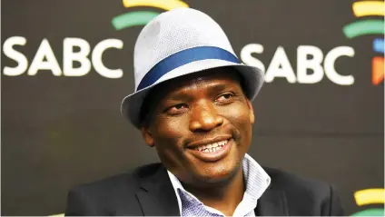  ?? Picture Neil McCartney ?? POLITICAL. Hlaudi Motsoeneng, pictured during a press conference in September 2016, claims his dismissal as chief operating officer at the SABC was politicall­y motivated.